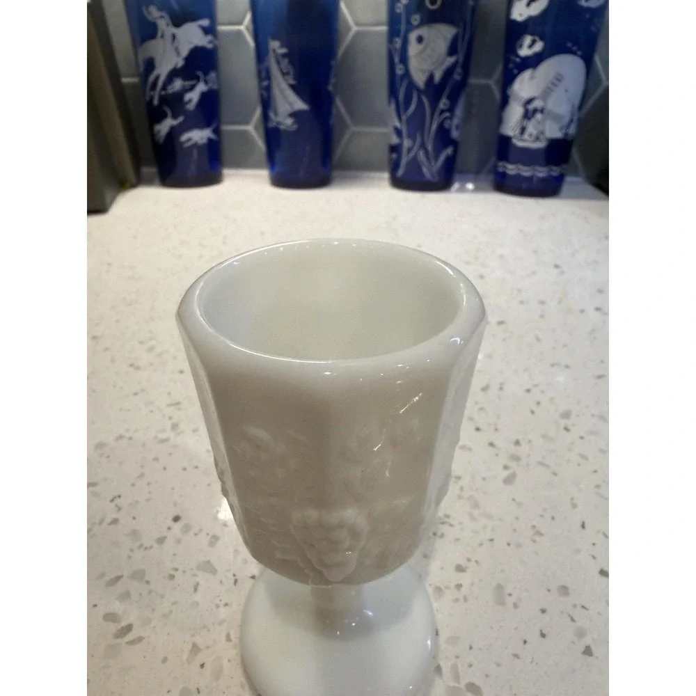 Westmoreland Paneled Grape Milk Glass 4